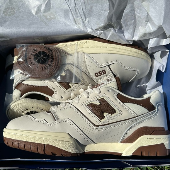 BRAND NEW. DEADSTOCK. NEW BALANCE 550 x AIME LEON DORE (ALD) BROWN 2022 - Picture 2 of 7